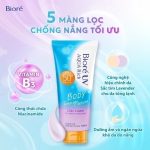 Biore UV Aqua Rich Serum Chống Nắng Dưỡng Thể Nâng Tông Lilac Luster 130ml - Ảnh 3