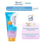 Biore UV Aqua Rich Serum Chống Nắng Dưỡng Thể Nâng Tông Lilac Luster 130ml - Ảnh 5