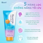 Biore UV Aqua Rich Serum Chống Nắng Dưỡng Thể Nâng Tông Lilac Luster 130ml - Ảnh 7