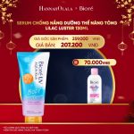 Biore UV Aqua Rich Serum Chống Nắng Dưỡng Thể Nâng Tông Lilac Luster 130ml - Ảnh 8