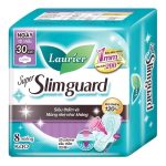 Combo 4 gói BVS Laurier siêu mỏng bảo vệ 1mm 30cm 8 miếng