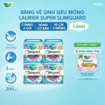 Combo 4 gói BVS Laurier siêu mỏng bảo vệ 1mm 30cm 8 miếng - Ảnh 2