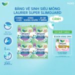 Combo 4 gói BVS Laurier Siêu Mỏng 1mm Kháng khuẩn 30cm 6 miếng - Ảnh 2
