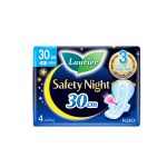 Combo 8 gói Băng vệ sinh Laurier Safety Night Đêm Siêu An Toàn 30cm 4 miếng