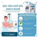 Sữa Tắm Khử Mùi Men's Biore - Xà Phòng Thơm Mát (Chai) 440ml - Ảnh 4