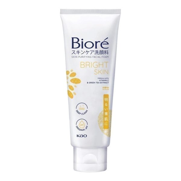 Sữa Rửa Mặt Thanh Lọc Da - Sáng Da Biore 100g