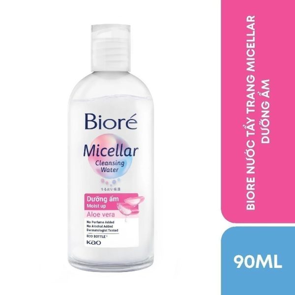Nước Tẩy Trang Dưỡng Ẩm Hoàn Hảo Biore Makeup Remover Perfect Cleansing Water 90ml (Bao bì thay đổi)