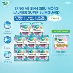 Combo 8 gói BVS Laurier siêu mỏng bảo vệ 1mm 30cm 8 miếng - Ảnh 2