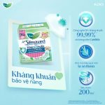 Combo 4 gói BVS Laurier Siêu Mỏng 1mm Kháng khuẩn 25cm 7 miếng - Ảnh 5