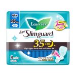 Combo 4 Băng Vệ Sinh Laurier Ban Đêm Siêu Mỏng 1mm 35cm 8 Miếng
