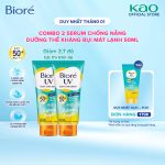 Combo 2 Serum Chống Nắng Dưỡng Thể Kháng Bụi - Sáng Mịn Mát Lạnh Biore 50ml - Ảnh 2