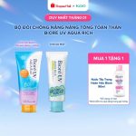 Combo Chống Nắng Sáng Rạng Rỡ UV Aqua Light Up 70g và Chống Nắng Dưỡng Thể Nâng Tông Lilac Luster 130ml - Ảnh 9
