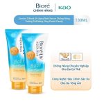 Combo 2 Serum Chống Nắng Dưỡng Thể Nâng Tông Biore UV Aqua Rich Lilac Luster/ Peach pearly 130ml - Ảnh 6