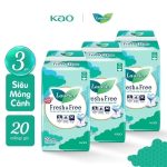 Combo 3 Băng vệ sinh Laurier Fresh & Free Siêu Mỏng - Ảnh 7
