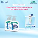 Combo 2 Gel Rửa Tay Biore GUARD Dịu Nhẹ Kháng Khuẩn 250ml - Ảnh 2
