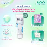Sữa Rửa Mặt Thanh Lọc Da - Dưỡng Ẩm & Mịn Da Biore 100g - Ảnh 2