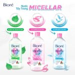 Biore Nước Tẩy Trang Hoàn Hảo Ngừa Mụn Biore Make Up Remover Perfect Cleansing Water Acne Care 400ml (Bao bì thay đổi) - Ảnh 4
