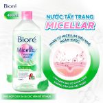 Biore Nước Tẩy Trang Hoàn Hảo Ngừa Mụn Biore Make Up Remover Perfect Cleansing Water Acne Care 400ml (Bao bì thay đổi) - Ảnh 5