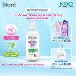 Biore Nước Tẩy Trang Hoàn Hảo Ngừa Mụn Biore Makeup Remover Perfect Cleansing Water Acne Care 90ml (Bao bì thay đổi) - Ảnh 2