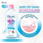 Biore Nước Tẩy Trang Hoàn Hảo Sạch Nhờn Biore Make Up Remover Perfect Cleansing Water Oil Clear 400ml (Bao bì thay đổi) - Ảnh 6